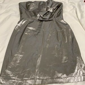 Metallic teen dress